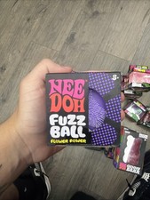 Schylling NeeDoh Fuzz Ball The Velvet Squeeze Purple Squishy TikTok VIRAL NIB