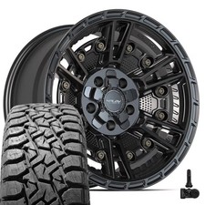 Set5 4play 4ps01 17x9 Satin Black Rims 33x12.50r17 Rt Tires Tpms 5 Lug Set5 4play 4ps01 17x9 Satin Black Rims 33x12.50r17 Rt Tires Tpms 5 Lug