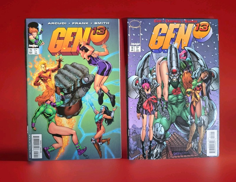 GEN 13 ✨️ RARE #16 + #29 1ST PRINTS  IMAGE COMICS 1997/98 [NM-] COLLECTORS LOT