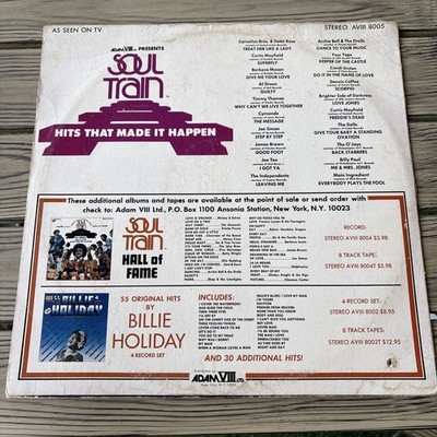 Soul Train: Hits That Made It Happen (LP 1973 Adam VIII LTD.) Soul