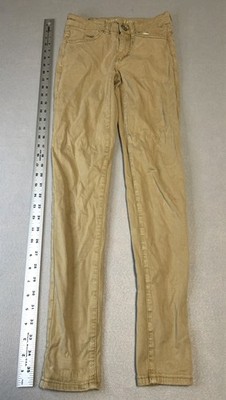 Girls American Eagle Khaki Pants Size Regular Jegging Stretch School Wear Chino