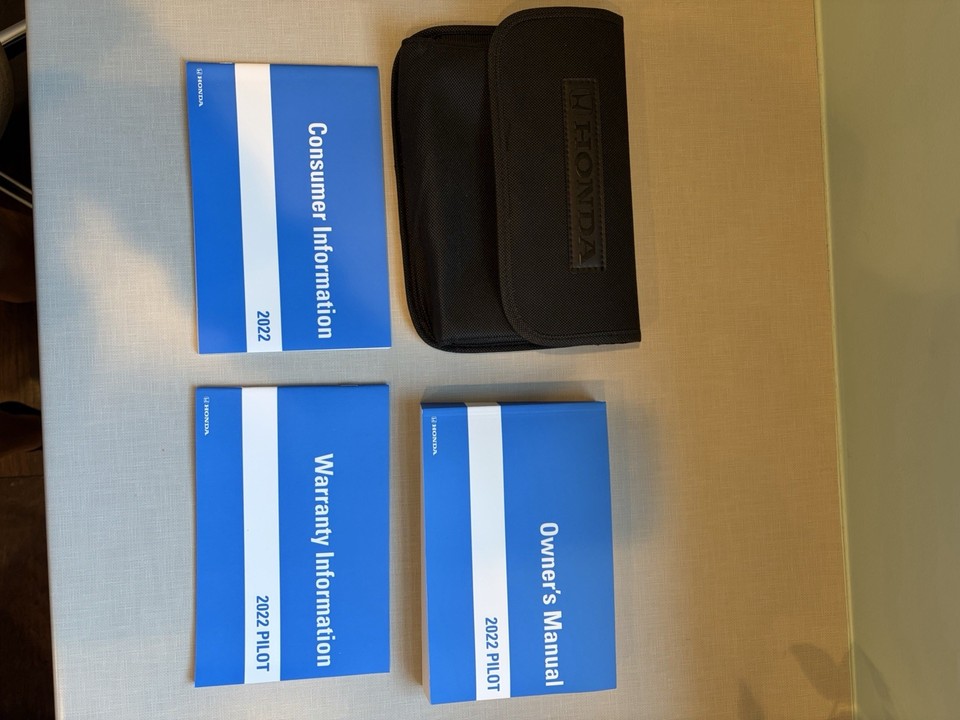 2022 Honda Pilot Owners Manual Set with Case OEM Genuine | eBay
