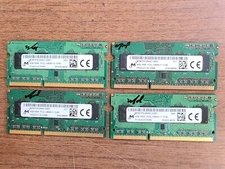 (LOT OF 4) OEM!! MICRON 4GB 1Rx8 PC3L-12800S DDR3 MEMORY RAM MT8KTF51264HZ-1G6E1