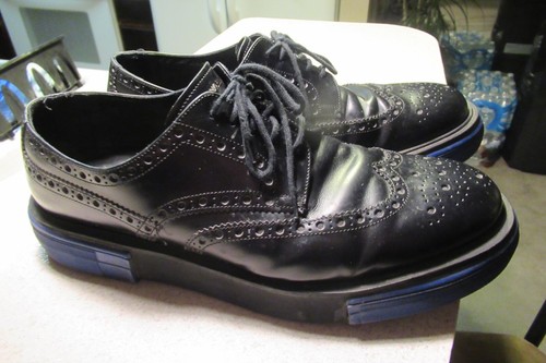 EMPORIO ARMANI Italy Black Brogue 