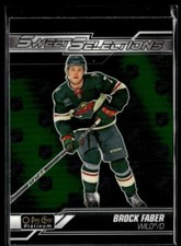 2023-24 O-Pee-Chee Platinum Sweet Selections Brock Faber  Minnesota Wild #SS-10