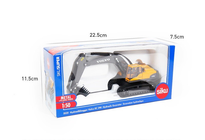 SIKU 1:50 VOLVO Hydraulic Excavator Diecast Model Toy SK3535 | eBay