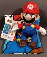 Super Mario Scrubby Plush Towel Gift Set 2019 Official Nintendo Brand New