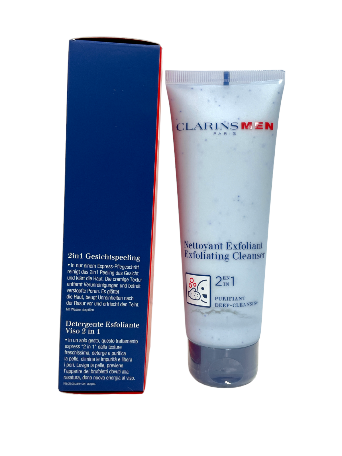 Clarins Men Exfoliating Cleanser 2 in 1 (125ml/4.4oz) NEW! eBay