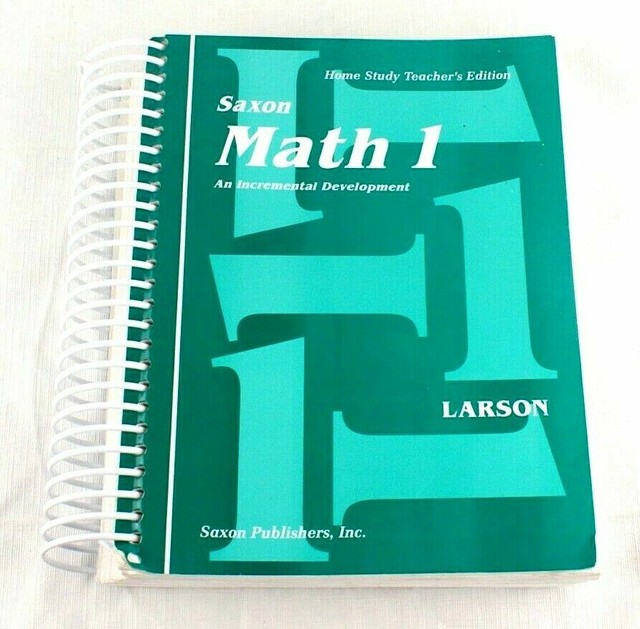 Saxon Math 1 Home Study Teacher Edition Spiral Bound 1994 Homeschool 1st Grade For Sale Online Saxon math 1 home study teacher edition spiral bound 1994 homeschool 1st grade for sale online