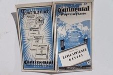 23773 Continental Wegweiser Landkarte 3 Niedersachsen Schleswig-Holstein 1930