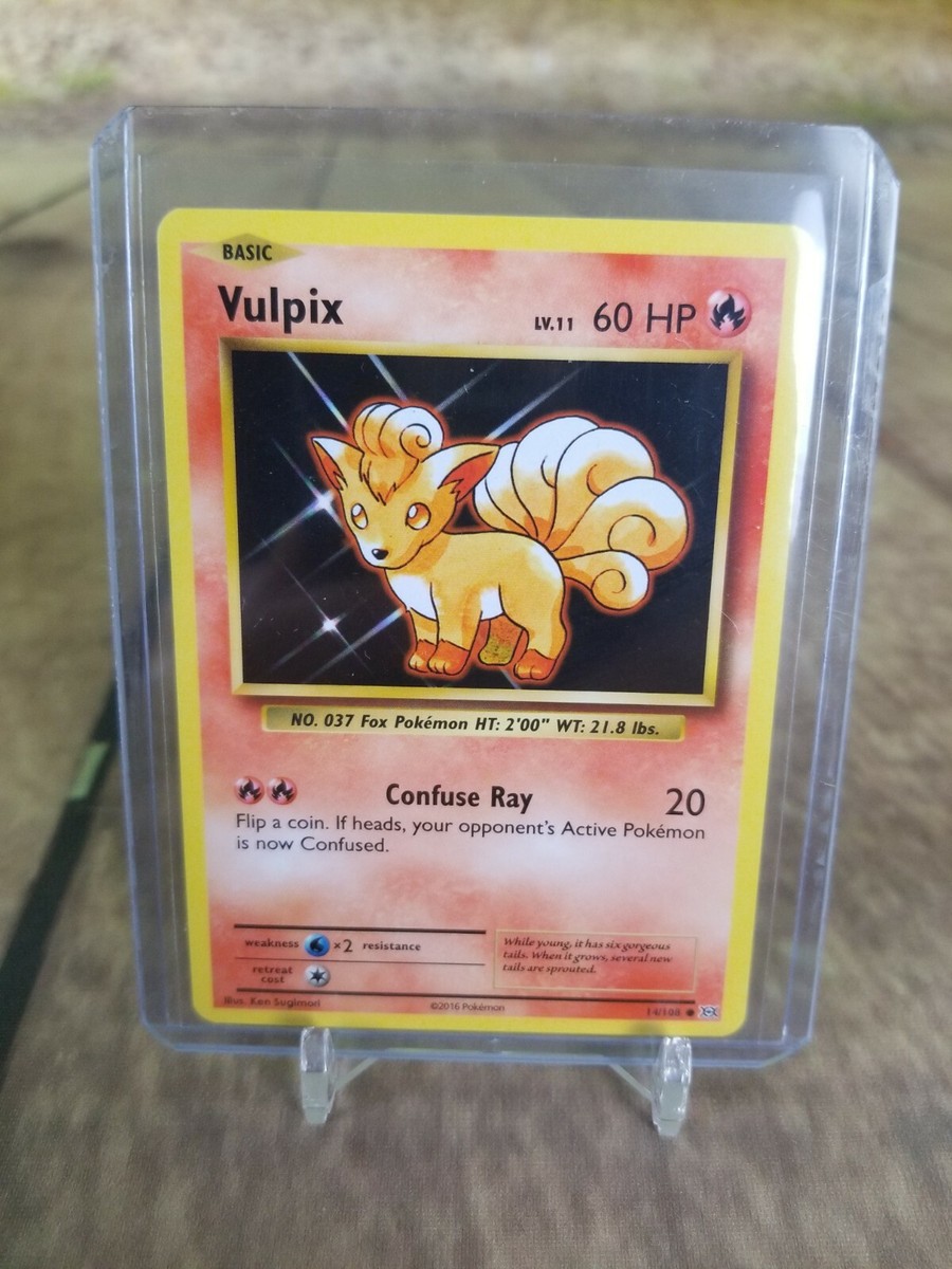 Vulpix Basic HP60 Fire #14/108 Pokemon 2016 Card | eBay