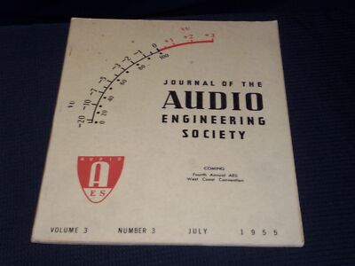 1955 JULY JOURNAL OF THE AUDIO ENGINEERING SOCIETY MAGAZINE - 4TH AES - E 2386