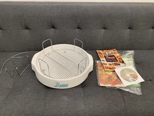 NuWave Pro Infrared Oven Model 20343 Parts Tray Wire Rack + COOK BOOKS DVD Base