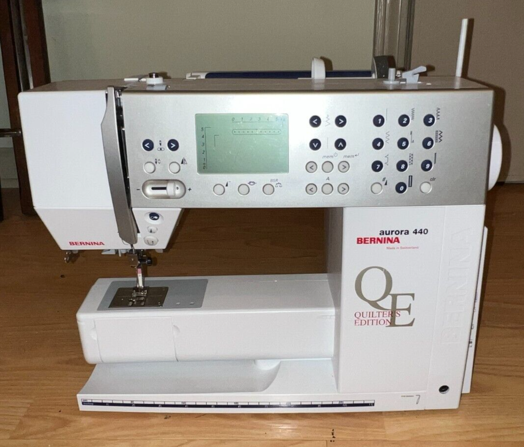 Bernina Aurora 440 QE Sewing & Embroidery Machine w/ BSR and Walking