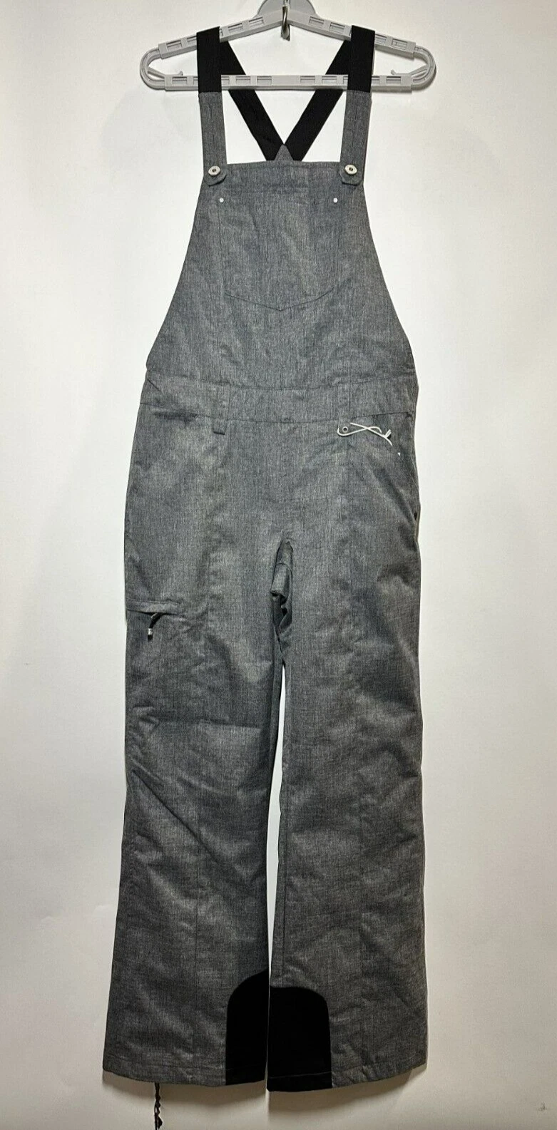 Obermeyer Women's Malta Bib Overalls - Charcoal Gray, Size 10 NEW MSRP $199