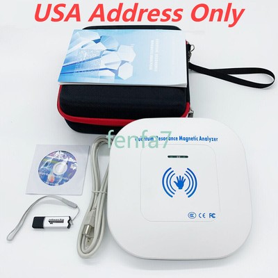 Quantum Magnetic Resonance Body Analyzer - White Hand Touch Health Scanner Model C225WUS (USA Drop Shipping)