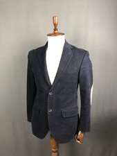Boggi Milano Blazer Jacket Cotton Dark Blue Men Size 46