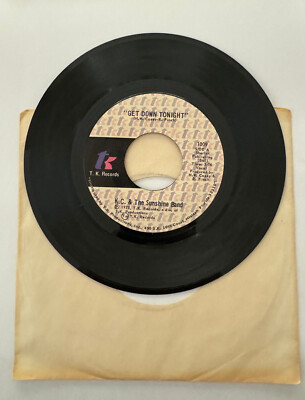 KC and The Sunshine Band   Get Down Tonight / You Don't Know   45 Vinyl VG