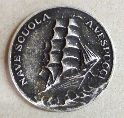 ''Commemorative Coin/Coin ''SHIP SCHOOL AMERIGO VESPUCCI - M.M.'' - Collection 