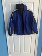 Protection System Youth Boy Reversible Coat Hood Size 14/16 gently Used Blue