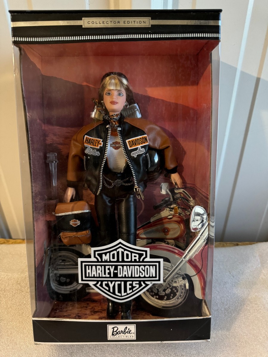 1999 Harley Davidson Cycle Barbie Doll Blonde Hair Series #4 NEW