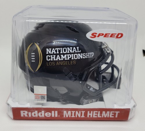 New 2023 National Championship TCU Horned Frogs Georgia Bulldogs UGA mini helmet - 第 1/2 張圖片