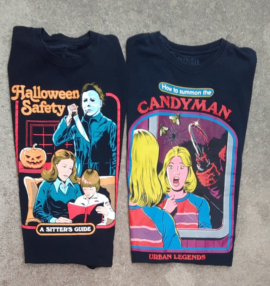 Lot of Movie Promo Halloween Candyman T Shirts Lg