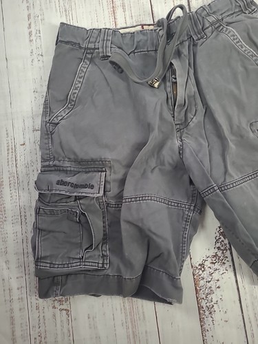 VINTAGE AMBERCROMBIE & FITCH BOYS CARGO SHORTS SIZE 16 HEAVYWEIGHT - Picture 2 of 21
