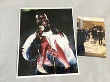 MICHAEL JOHNSON 4 x mistrz olimpijski osobiście podpisane zdjęcie 20x25 + zdjęcie + ACOA COA COA