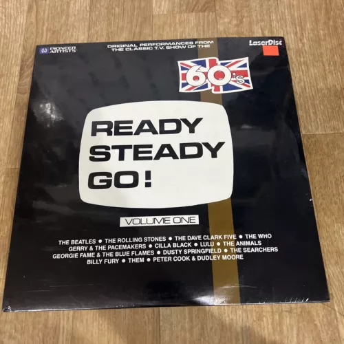 Ready Steady Go! Volume One (LaserDisc) Brand New Beatles Rolling Who Flames