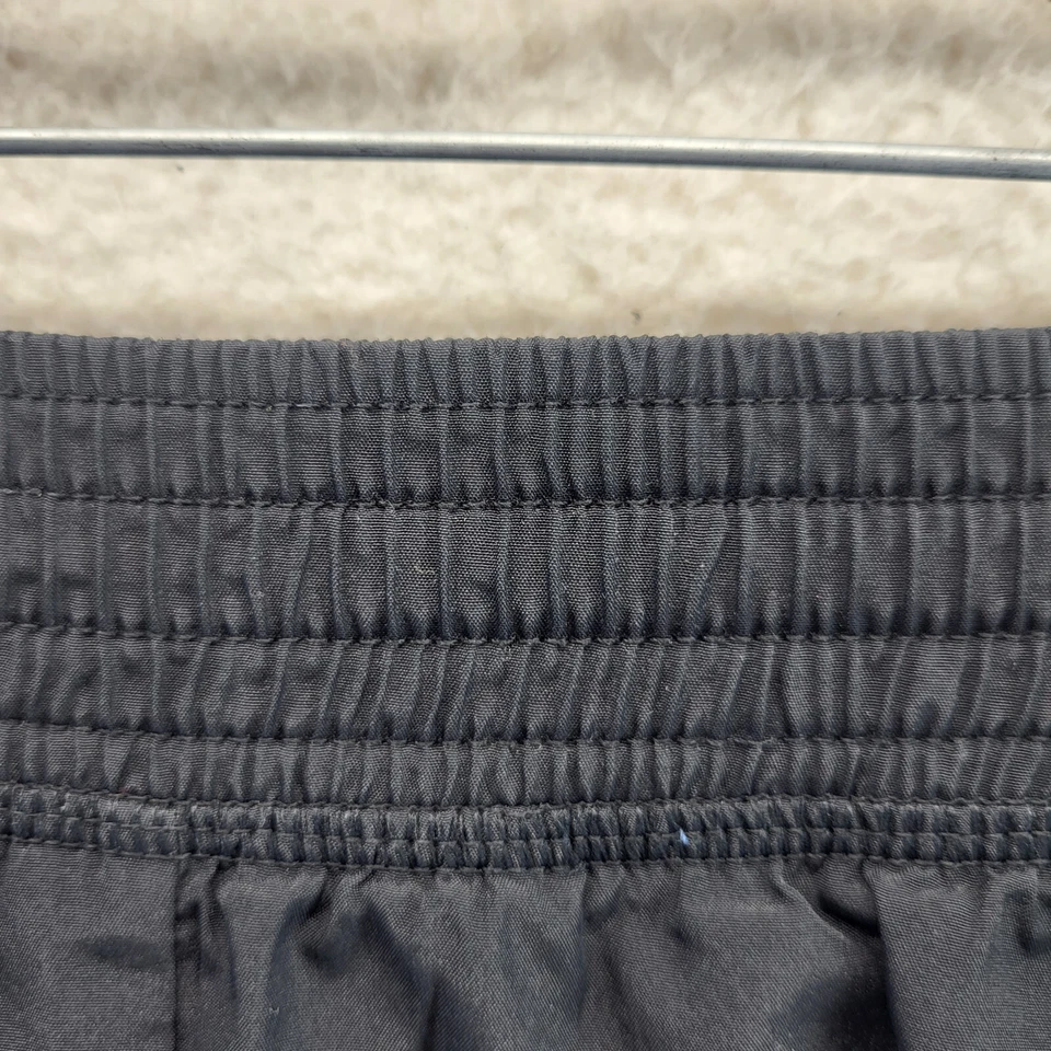 Pantalones Cortos Champion C9 Para Mujer Pequeños Negros Blancos Rayas Cintura Elástica Forrados Entrenamiento Foto 4 de 4