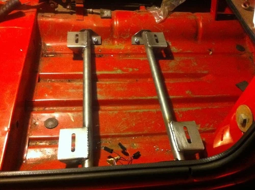 Classic Mini Seat Bar Kit Race Cooper Clubman 1275GT Rally BL Sprite Bucket Seat