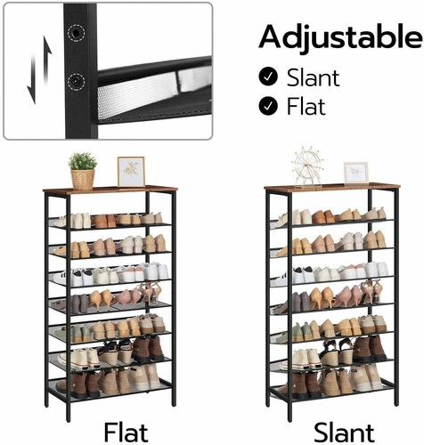 8-Tier Shoe Rack Large Capacity Shoe Shelf Shoe Storage Organizer Space Saver - Picture 7 of 16