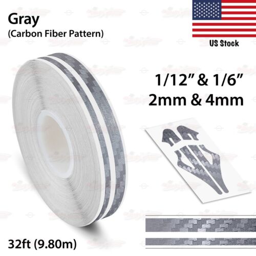 1/12" & 1/6" PIN STRIPES Car Motorcycle Truck Twin Lines TAPE Vinyl Stickers - Bild 50 von 51
