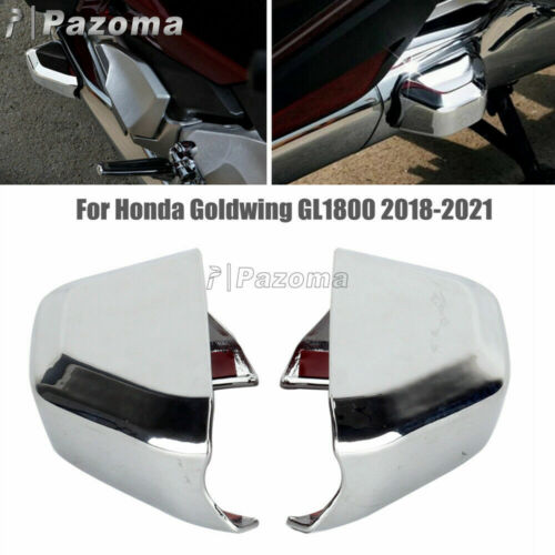 For Honda Goldwing Gl1800 Tour Dct 18 21 Saddlebag Guard Covers Chrome Pair Ebay