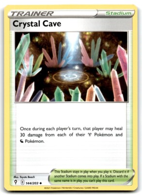 2021 Sword & Shield - Evolving Skies Crystal Cave b Null/Uncommon #144