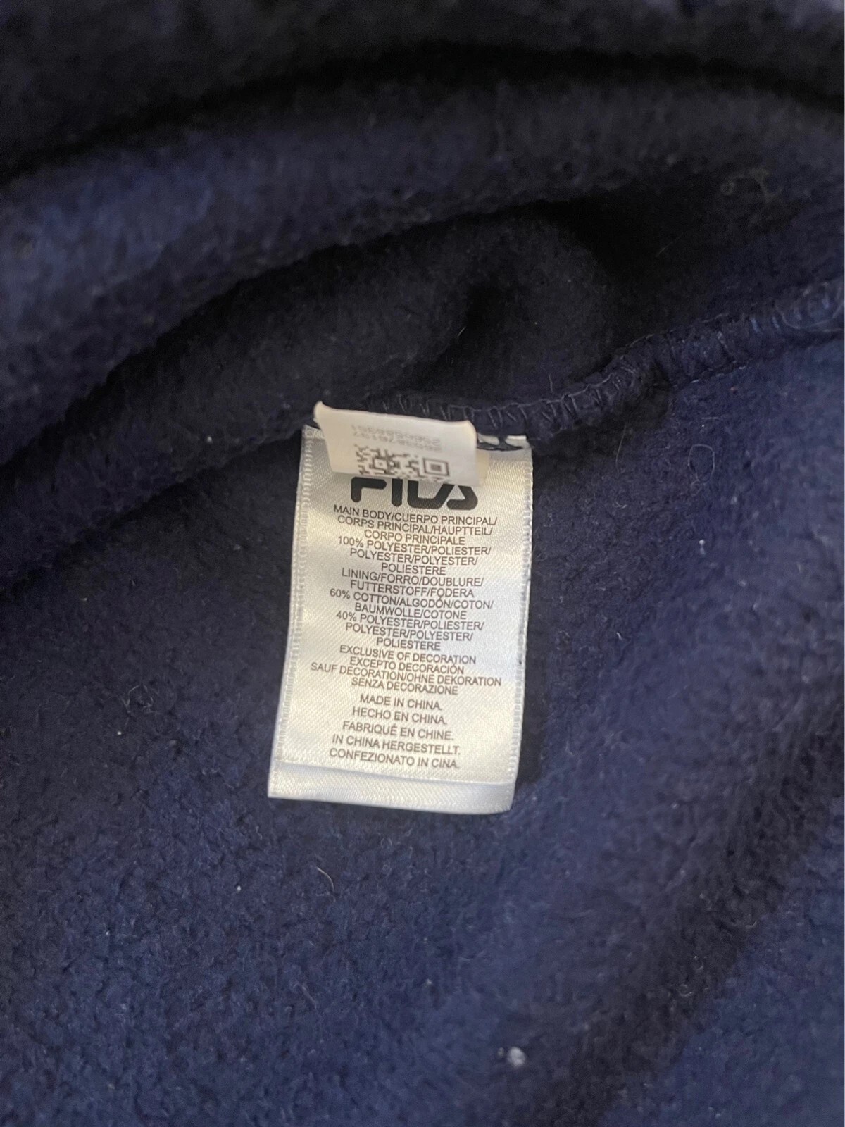 Felpa con cappuccio FILA Teddybear in pile