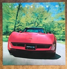 1982 Chevrolet Corvette Factory Brochureliterature 1981 Chevy