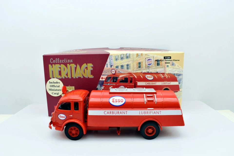 Modellino Camion 1:50 Renault faineant citerne ESSO Corgi diecast modellismo - Immagine 3 di 4