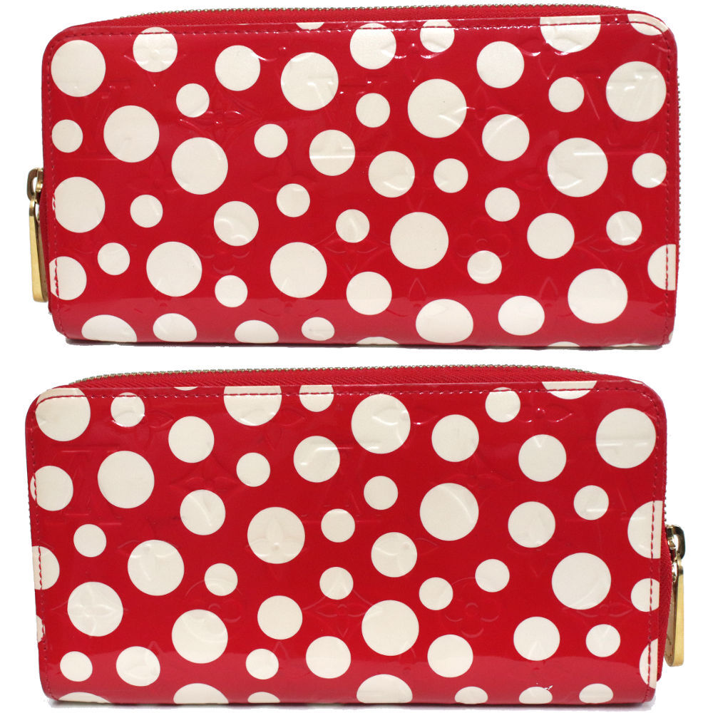 LOUIS VUITTON 財布 Louis Vuitton Zippy Wallet M91572 Dot Infinity/Rouge | eBay