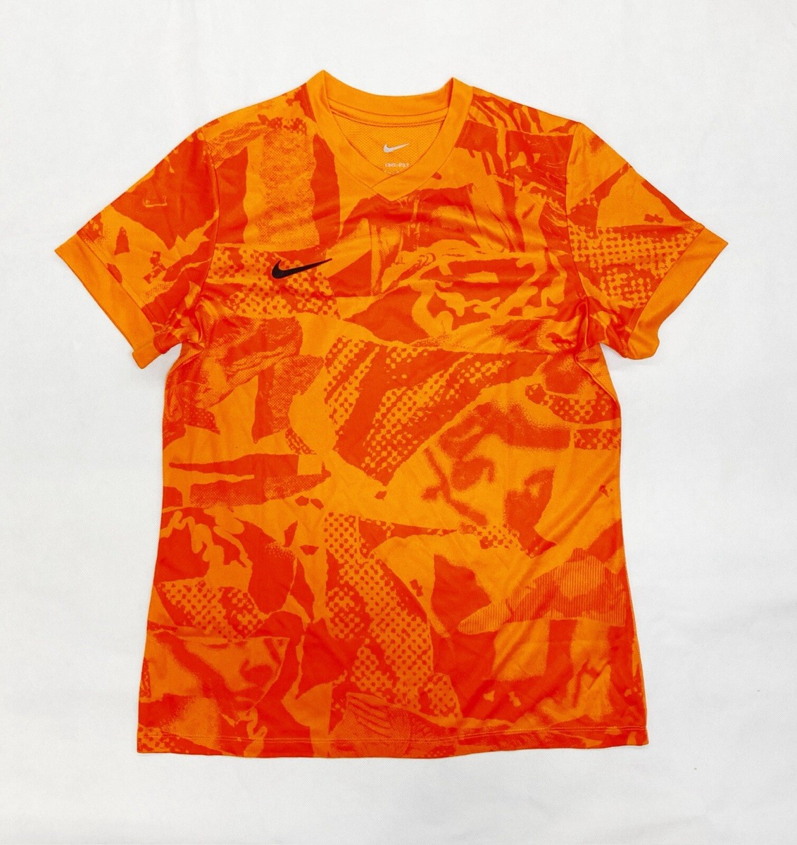Nike Dri-FIT Short Sleeve Soccer Jersey Women's M Orange FZ9334