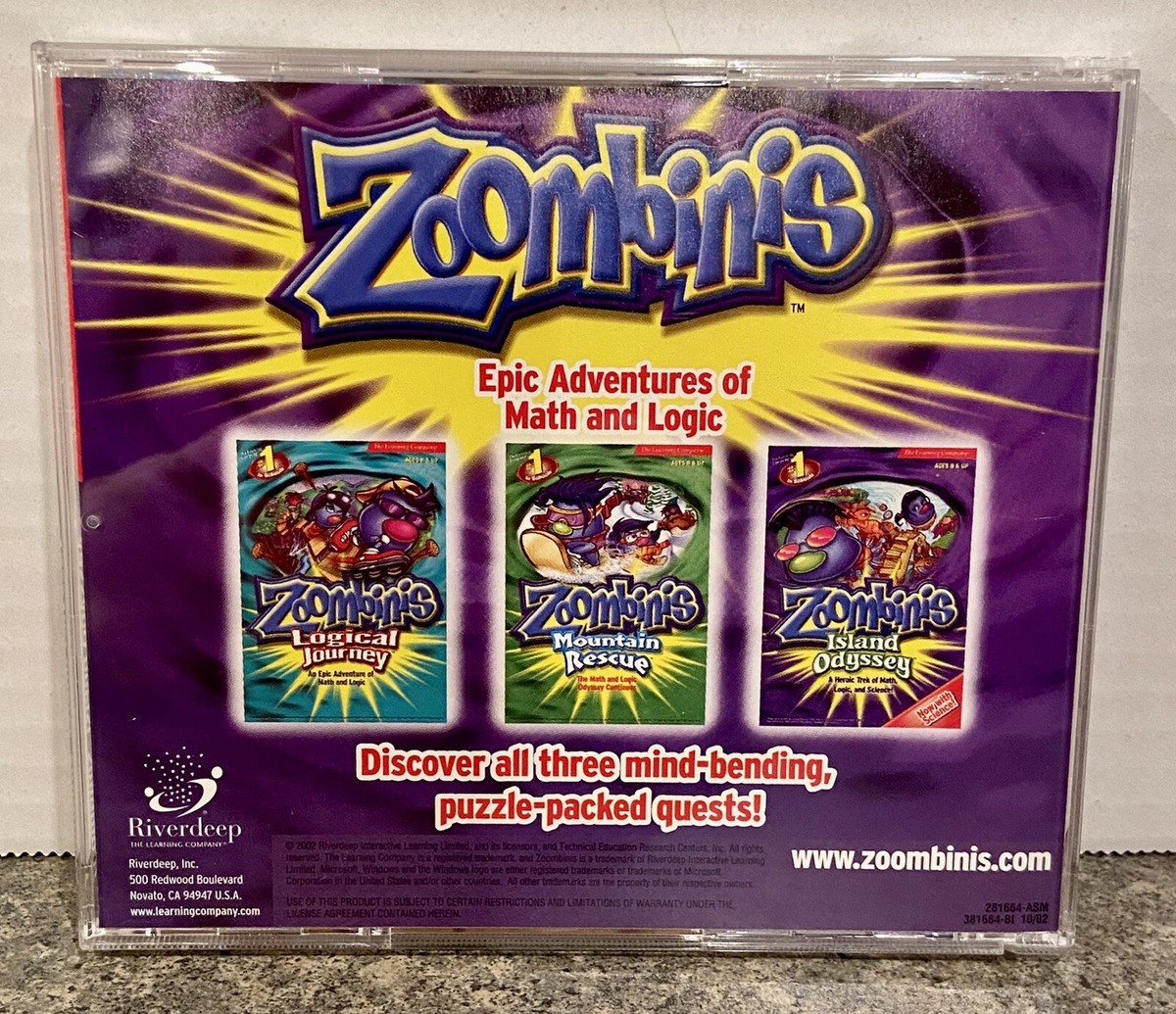 Zoombinis Island Odyssey Pc Mac New Win10 8 7 XP Trek of Math