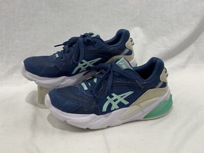 ASICS GEL-MIQRUM Blue White Athletic Shoes Women s Size 6.5