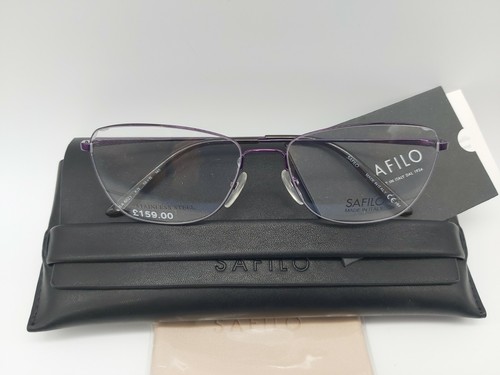SAFILO SA 6023 eyeglasses glasses frame - K01 purple lightweight NEW + case - Picture 2 of 7