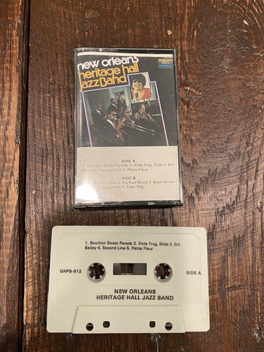New Orleans Heritage Jazz Hall Band Rare Vintage Cassette Tape Audio ...