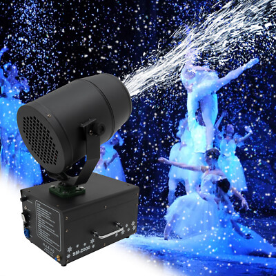 1200w Snow Machine Remote Control Snowflake Spraying Machine Stage Snow Blowing