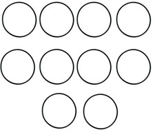 10 Pcs O-Ring G0805004AD Seal Gasket for Hydraulics, 3 in