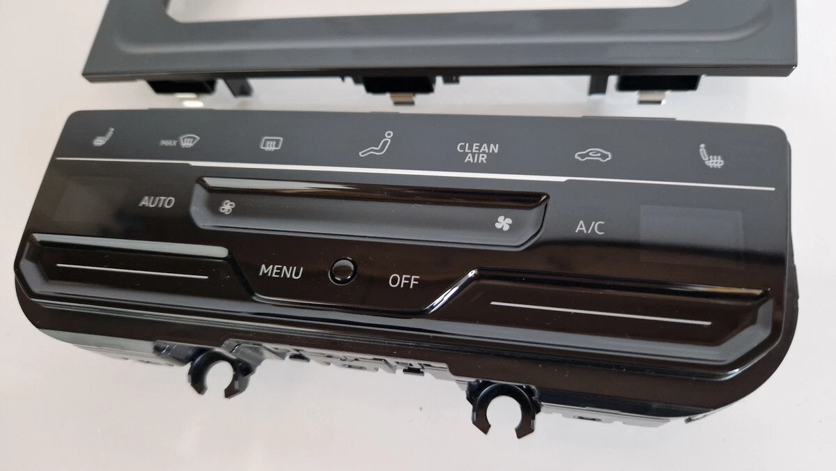 VW GOLF MK7 7.5 GLOSSY BLACK TOUCHSCREEN CLIMATE HEATER CONTROL 