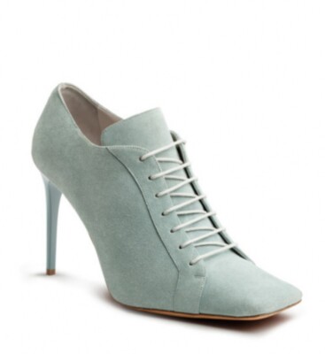 New! Acne Studios ''Maeva Suede'' Lace Up Square Toe Stiletto Heels  39 US 9 DD376