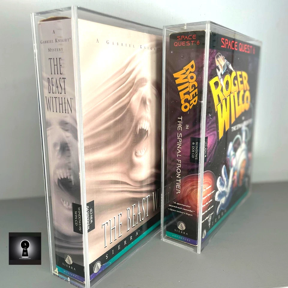 Acrylic Big Box PC Game Protector w/ Easy Wall Hanging Slots - Heavy Duty - Image 4 of 4